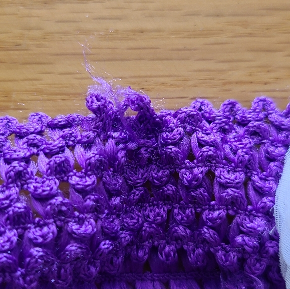 15 for $10 - Infant Girls Purple & White Flower Headband - Picture 2 of 3